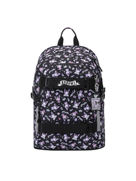 BAAGL  BAAGL КОМПЛЕКТ 5 Skate Kuromi Black: раница, пенал, спортна чанта, чанта през рамо, калъф за лаптоп GRS