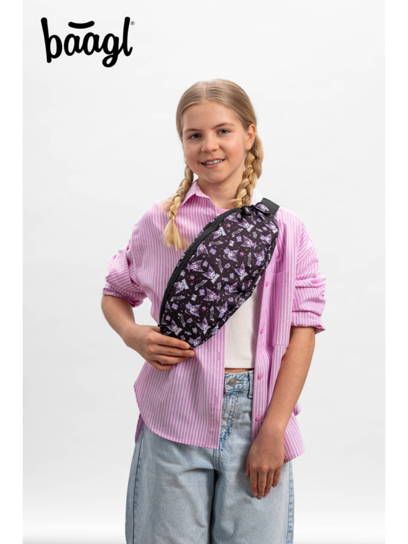 BAAGL  BAAGL Чанта през рамо Snap Kuromi Black GRS