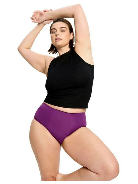 Modibodi Менструални бикини Modibodi Allure Seamfree Full Brief Super Mystic Purple