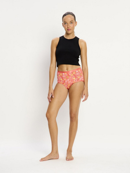 Modibodi Менструални бикини Modibodi SmileyWorld Classic Full Brief Super Overnight Boho Coral