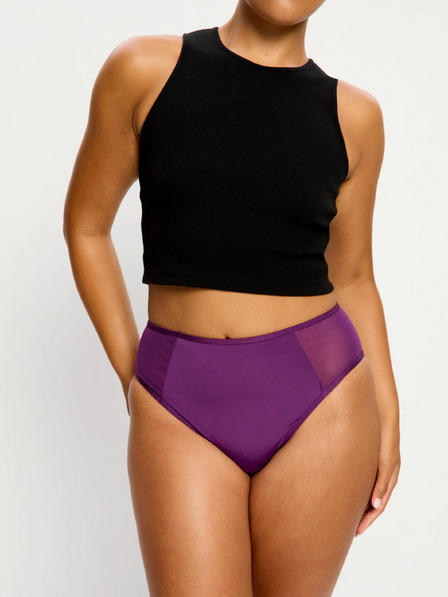 Modibodi Менструални бикини Modibodi Allure Hi Waist Brief moderate Mystic Purple