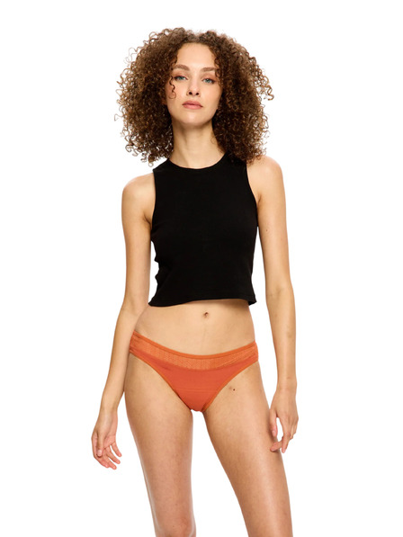 Modibodi Менструални бикини Modibodi Sensual Bikini Light Burnt Brick