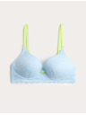Marks & Spencer Дантелена декултета поддържаща лифчета Ida без костици (A-E) Marks & Spencer синя