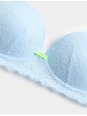 Marks & Spencer Дантелена декултета поддържаща лифчета Ida без костици (A-E) Marks & Spencer синя