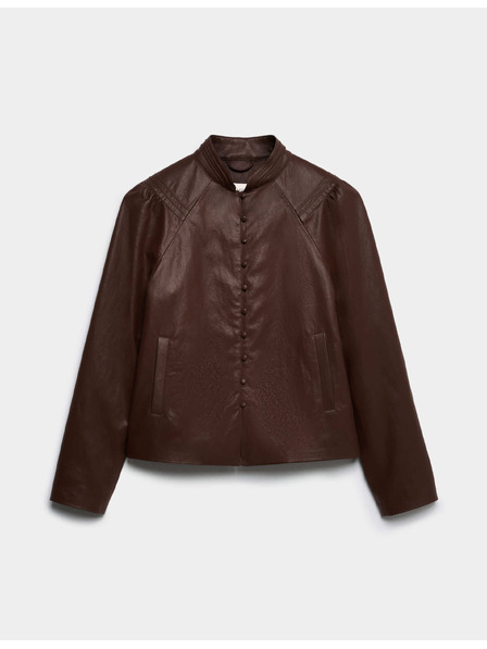 Marks & Spencer Якета от изкуствена кожа Marks & Spencer кафява