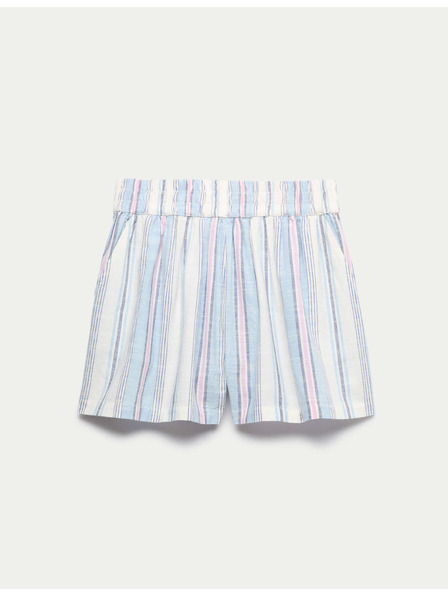 Marks & Spencer Райета шорти от чист памук (6–16 години) Marks & Spencer синя