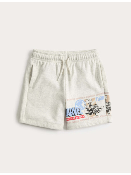 Marks & Spencer Спортни къси панталони Marvel™ с високо съдържание на памук (2–10 години) Marks & Spencer сиво