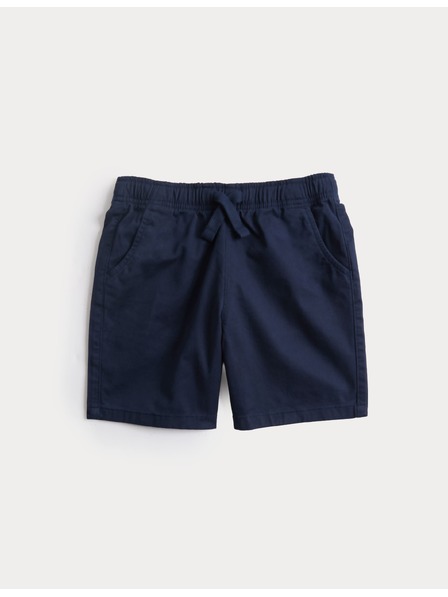 Marks & Spencer Еластичен къс панталон с високо съдържание на памук (2–8 години) Marks & Spencer морско синьо