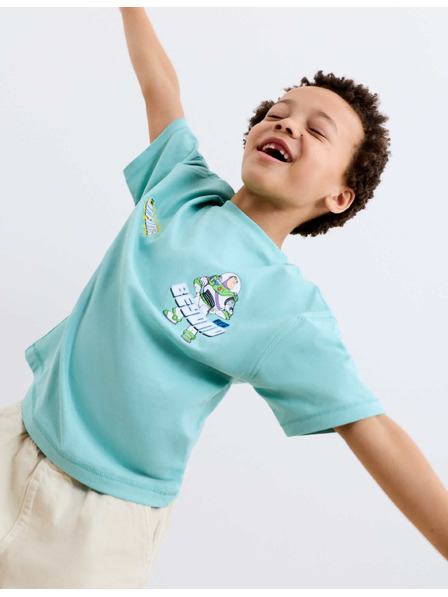Marks & Spencer Тениска Toy Story™ от чист памук (2–8 години) Marks & Spencer зелена
