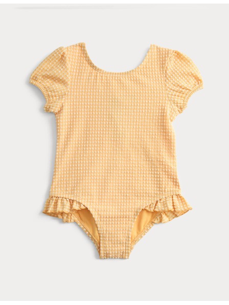 Marks & Spencer Карирани бански костюм (2–8 години) Marks & Spencer жълта