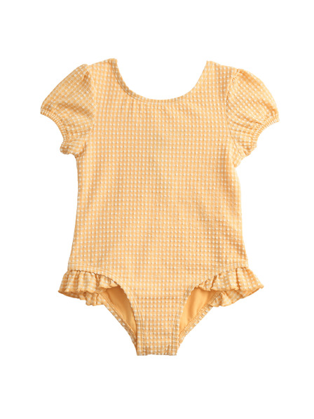 Marks & Spencer Карирани бански костюм (2–8 години) Marks & Spencer жълта