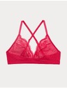Marks & Spencer Дантелена деколте сутиен без костици (A–E) Marks & Spencer червена