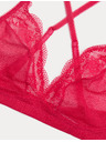 Marks & Spencer Дантелена деколте сутиен без костици (A–E) Marks & Spencer червена