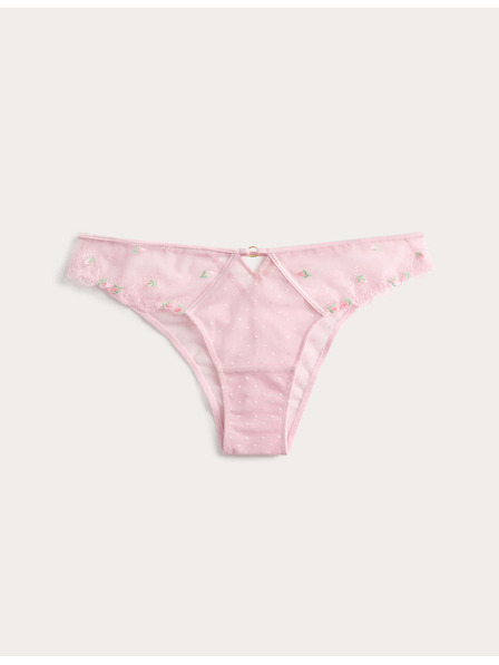 Marks & Spencer Танга с висока талия и бродерия Miami Leah Marks & Spencer розова