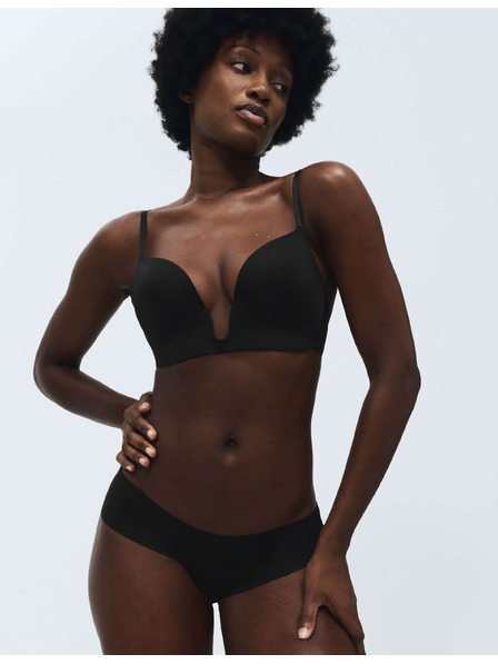Marks & Spencer Комплект 3 бр. танга с ниска талия Body Invisibles™ без VPL Marks & Spencer черна