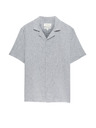 Marks & Spencer Ризи от лнена смес с къс ръкав Marks & Spencer син