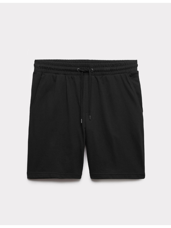 Marks & Spencer Шорти с еластична талия, с висок процент памук Marks & Spencer черен