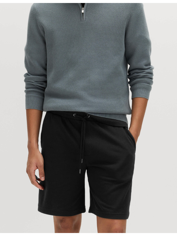 Marks & Spencer Шорти с еластична талия, с висок процент памук Marks & Spencer черен