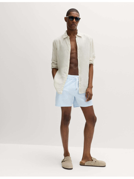 Marks & Spencer Пловни шорти от смачкан материал Marks & Spencer син