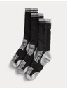 Marks & Spencer 3 чифта отразяващи чорапи с технология Cool & Fresh™ и укрепено табане Marks & Spencer черна