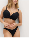 Marks & Spencer Dekoltiran топ на бикини с костинки (D-G) Marks & Spencer черен