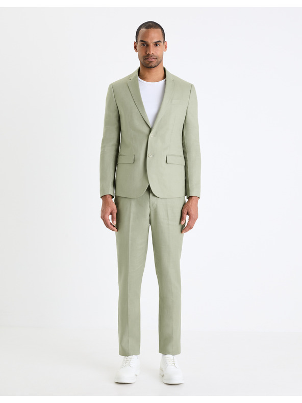 Celio Ленено сако slim Buhot2