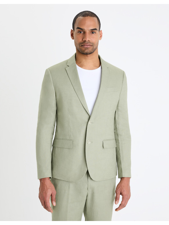 Celio Ленено сако slim Buhot2