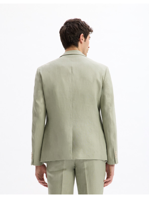 Celio Ленено сако slim Buhot2