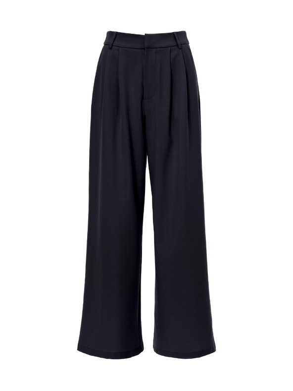 Orsay Черен дамски широк панталон ORSAY