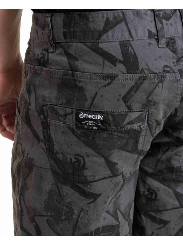 Meatfly Мeatfly мъжки къс панталон Bobber Graffity 2 Gray