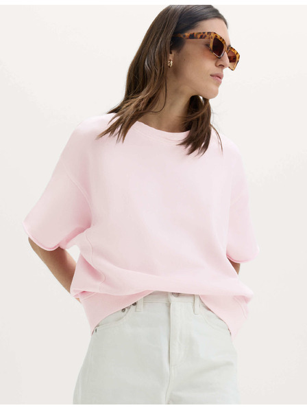 Marks & Spencer Боядисан суитшърт от чист памук Marks & Spencer розова