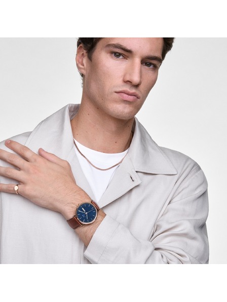 Daniel Wellington Розово-златен стоманен верижка Daniel Wellington Mesh DW00401097