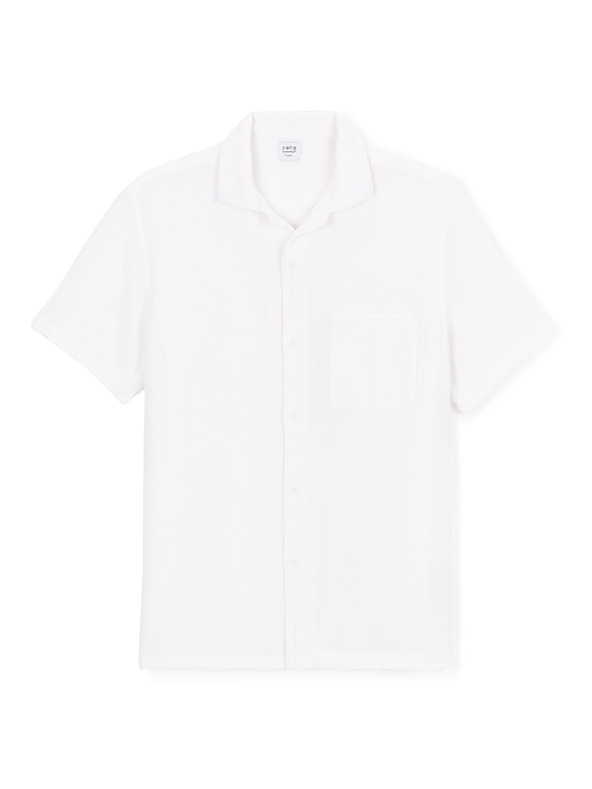Celio Бяла мъжка риза Celio Decolml