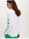 Marks & Spencer Oversized тениска с графика от чист памук Marks & Spencer бяла