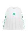 Marks & Spencer Oversized тениска с графика от чист памук Marks & Spencer бяла