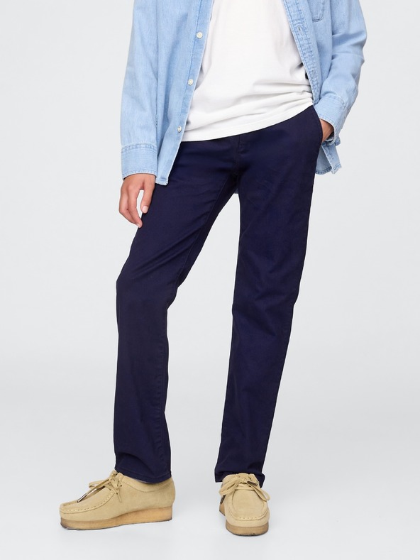 GAP Детски хаки панталони straight stretch GAP
