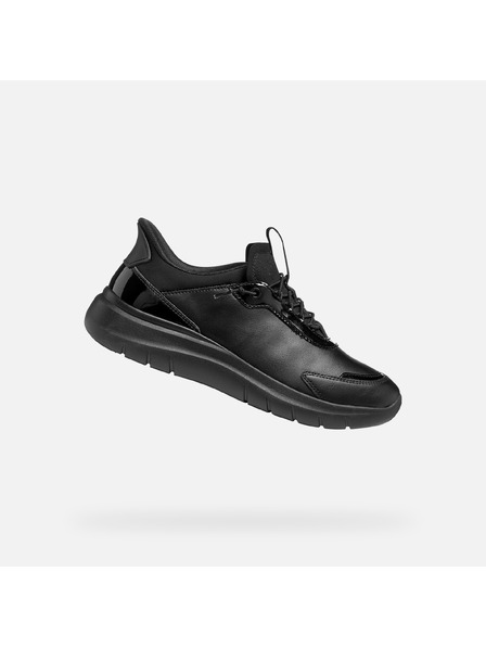 Geox Черни дамски маратонки Geox Plummery Plus