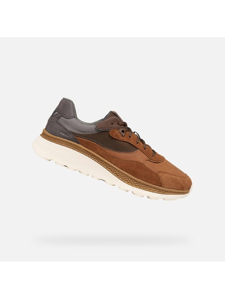 Geox Кафяви мъжки спортни обувки Geox Spherica Actif X1