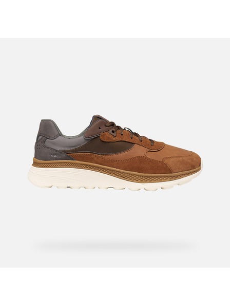 Geox Кафяви мъжки спортни обувки Geox Spherica Actif X1