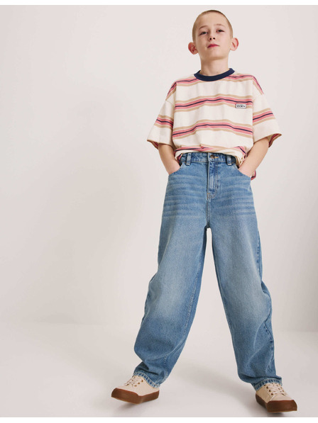 Marks & Spencer Дънки с прави крачоли от чист памук (6–16 години) Marks & Spencer синьо