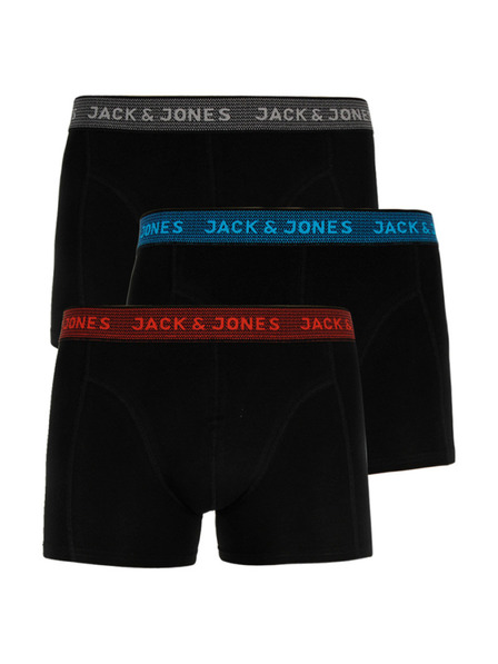 Jack & Jones Комплект от три черни боксерки Jack & Jones