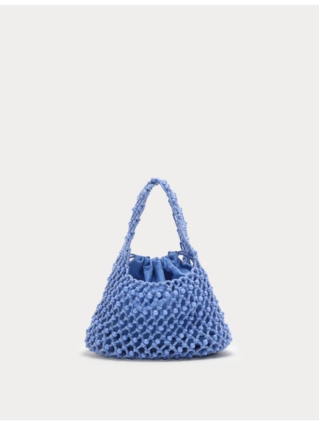 Marks & Spencer Кътчета чанта със мъниста Macrame Marks & Spencer синя