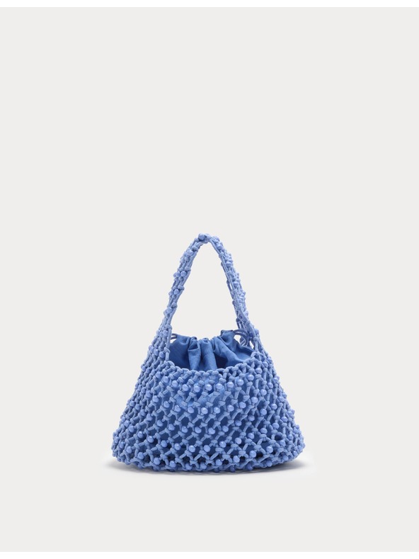Marks & Spencer Кътчета чанта със мъниста Macrame Marks & Spencer синя