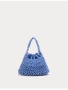 Marks & Spencer Кътчета чанта със мъниста Macrame Marks & Spencer синя