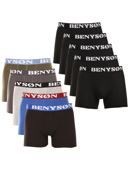 Benysøn Комплект от десет - мъжки боксерки Benysøn многоцветни (4002/4004)