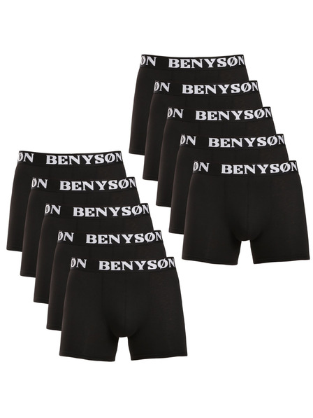 Benysøn Комплект от десет - мъжки боксерки Benysøn черни (4004/4004)