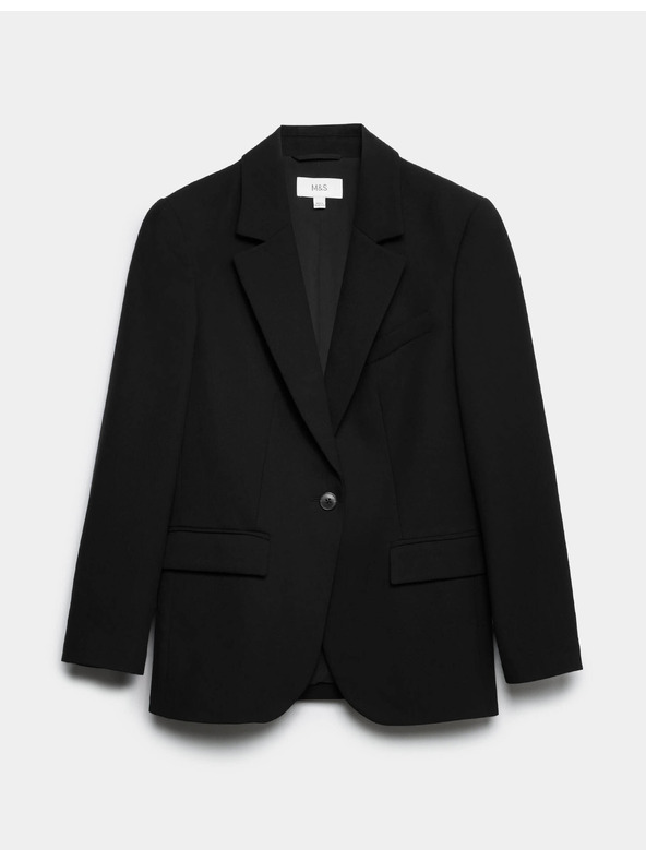 Marks & Spencer Едноредно сако Marks & Spencer в черно