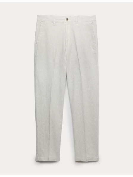 Marks & Spencer Chino панталони от лнена смес, нормален крой Marks & Spencer сив