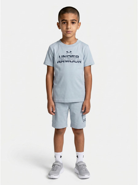 Under Armour Момчешки комплект Under Armour UA CARGO SHORT SET-BLU