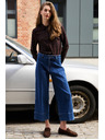 Moodo Дънки culotte тъмносини Moodo
